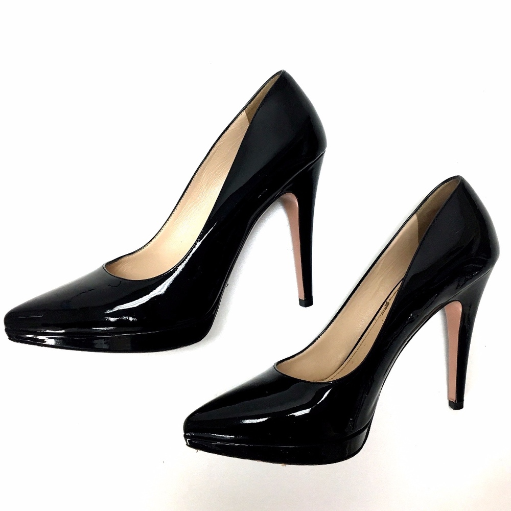 Black Patent Leather Prada Pumps-size 39